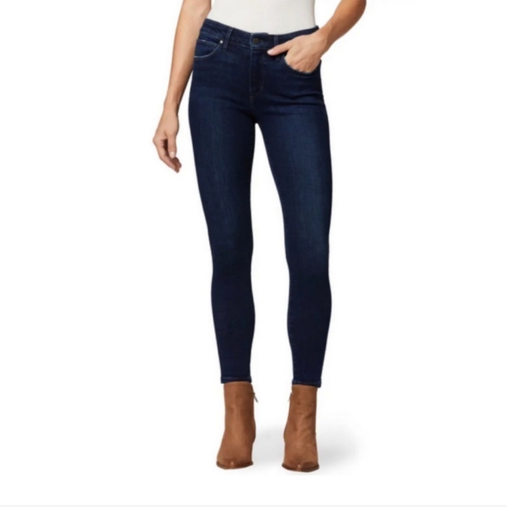 Joes Jeans Womens Chelsea Skinny Dark Wash Denim Mid Rise Stretch Ankle Jeans 27